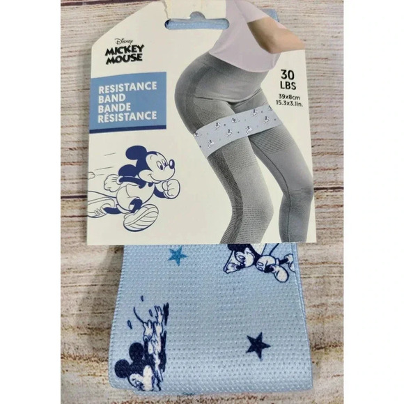 Miniso Sports Disney Mickey Mouse Collection Resistance Band Blue New - Picture 1 of 5